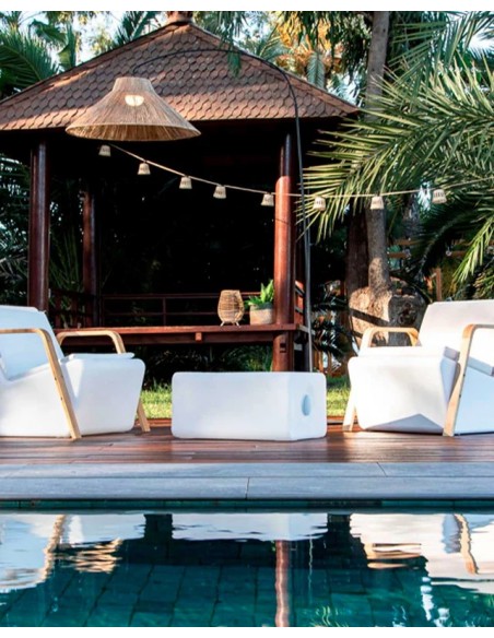 Pack x1 Mesa Tarida Tab + x2 Asiento Tarida Sit Arms (con reposabrazos)