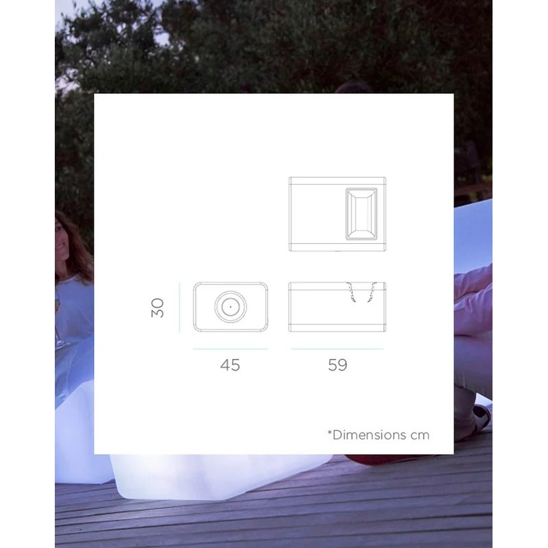 Pack x1 Mesa Tarida Tab + x2 Asiento Tarida Sit...