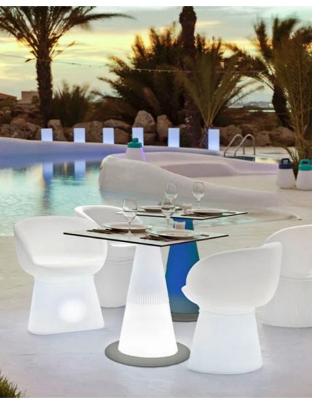 Conjunto Mesa ITACA + Asientos MALLORCA