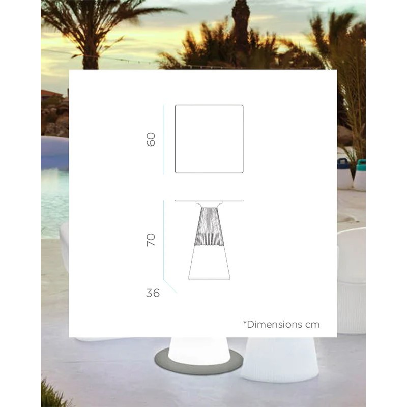 Conjunto Mesa ITACA + Asientos MALLORCA