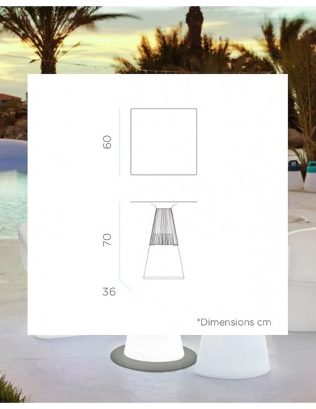 Conjunto Mesa ITACA + Asientos MALLORCA