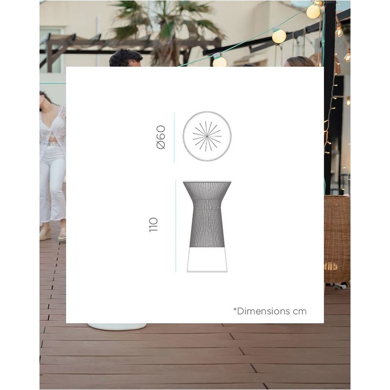 Conjunto Mesa CAPRI + Asientos CORFU