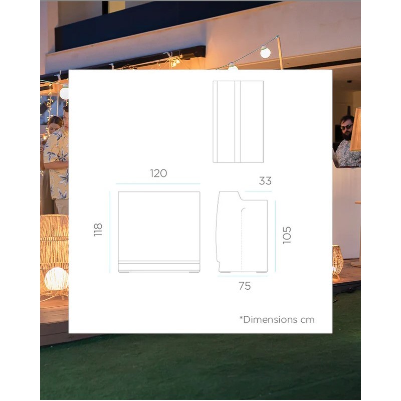 Conjunto Barra de Bar SICILIA + Taburetes CORFU