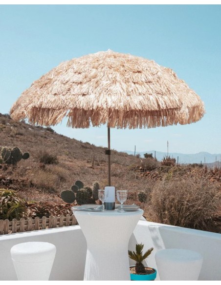 Sombrilla HAWAIANA de Acero para Exterior