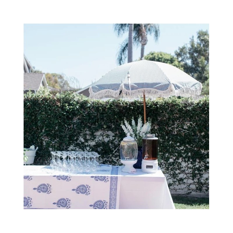 Sombrilla VINTAGE Rayas Azul Marino