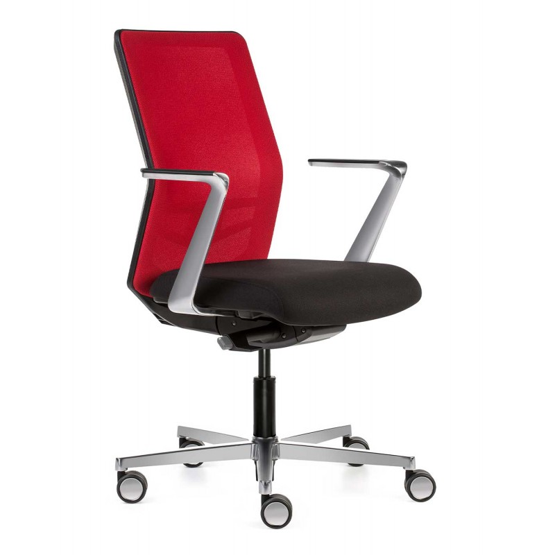 Silla Operativa Equis Base y Brazos Cromados