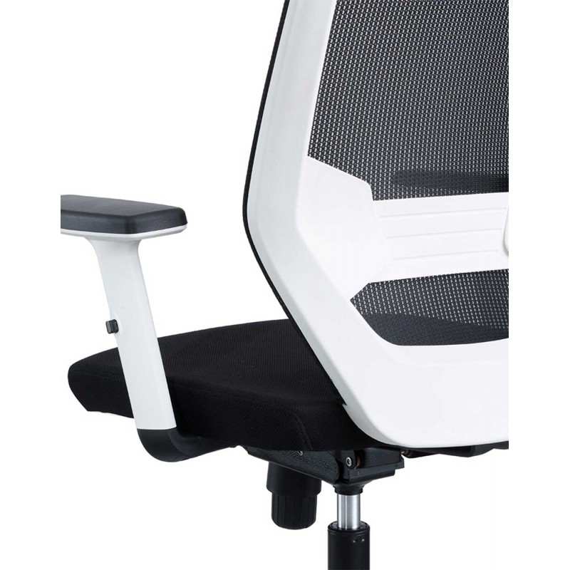 Silla Oficina 908 Blanca Con Regulacion Lumbar...