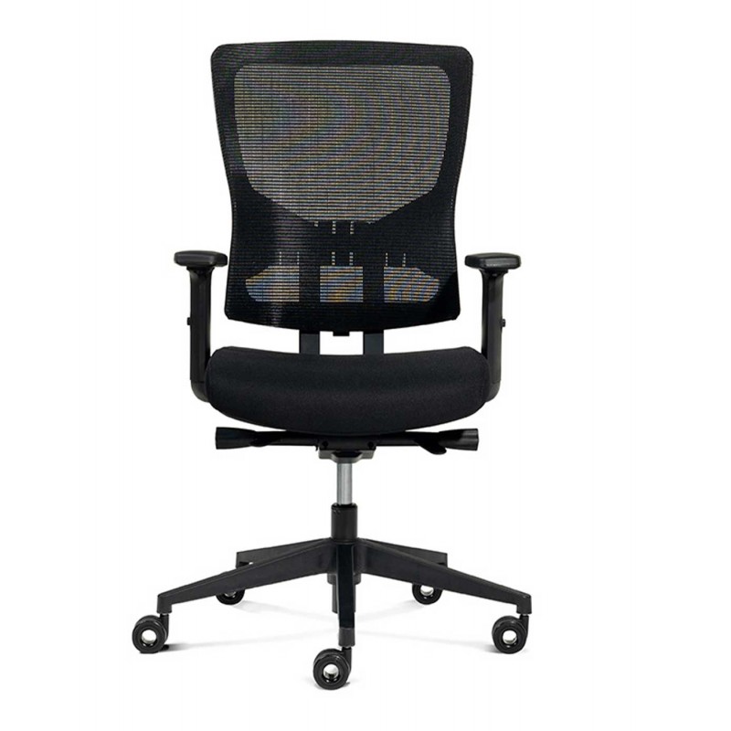 Silla Oficina Rd937 Respaldo Malla Negra, Con...