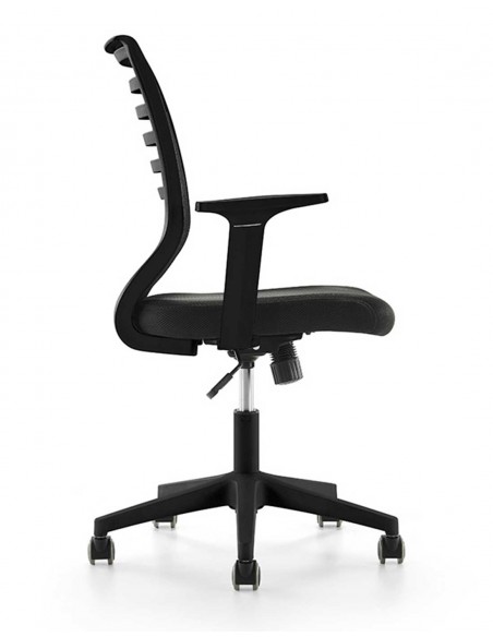 Silla Oficina 907 Respaldo Malla Negra