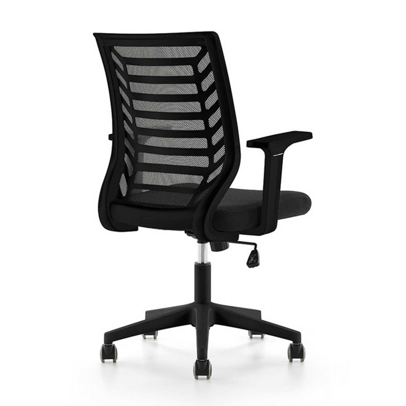Silla Oficina 907 Respaldo Malla Negra