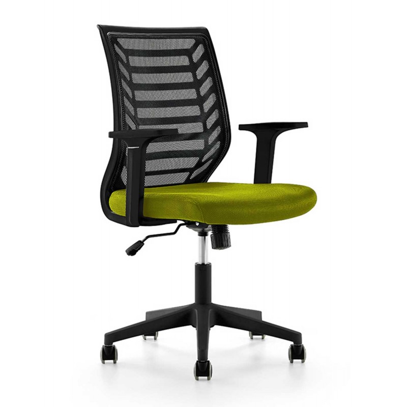 Silla Oficina 907 Respaldo Malla Negra
