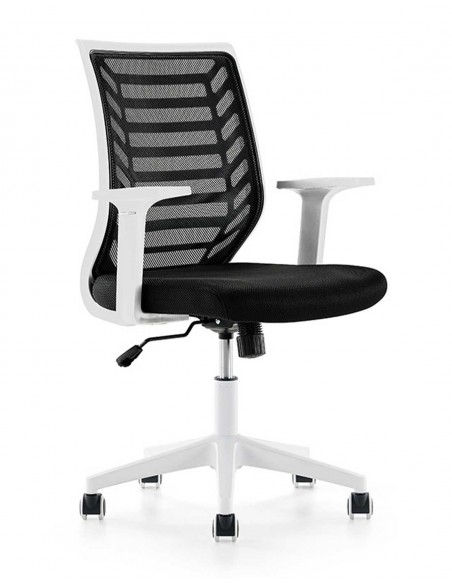 Silla Operativa RD-907W Estructura Blanca
