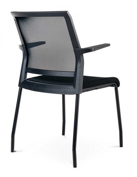 Silla Confidente - RD-938 Malla Negra