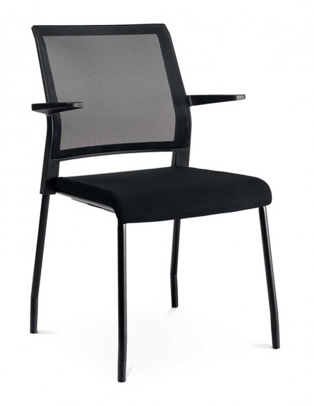 Silla Confidente - RD-938 Malla Negra