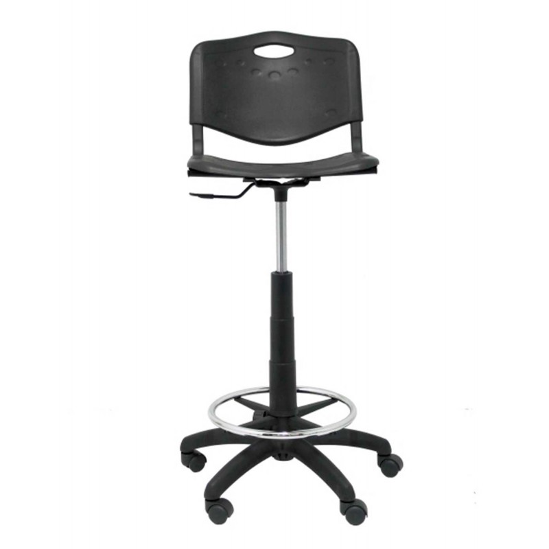 Taburete de Trabajo - ROBLEDO | PVC NEGRO