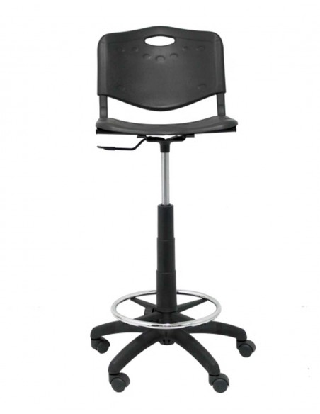 Taburete de Trabajo - ROBLEDO | PVC NEGRO