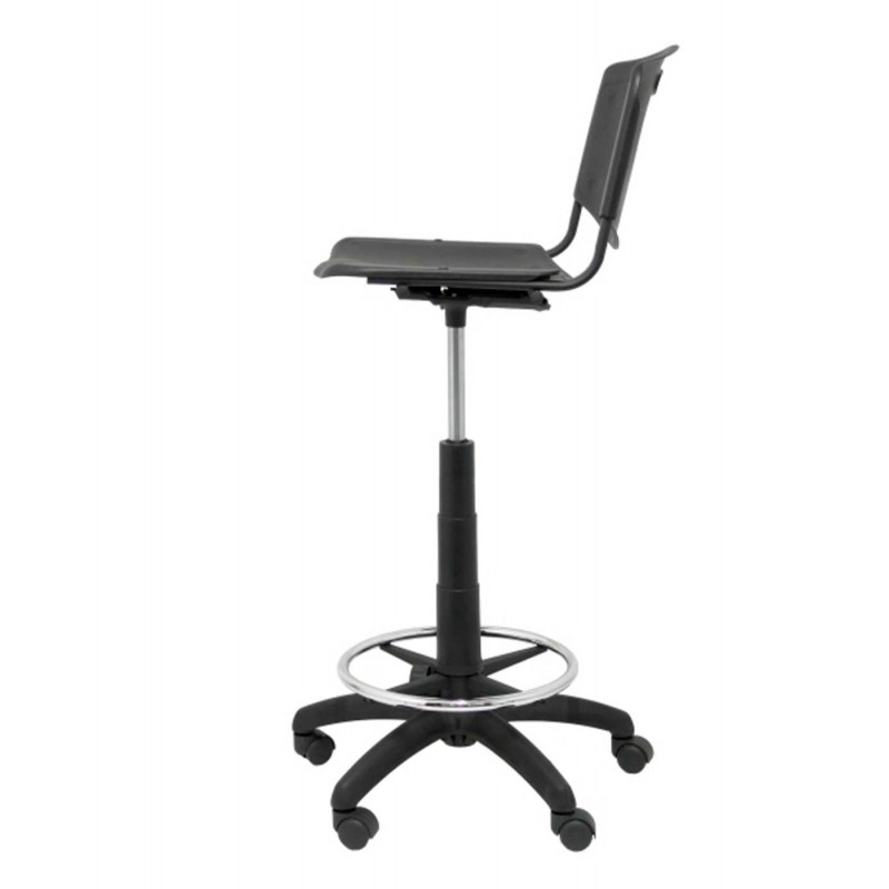Taburete de Trabajo - ROBLEDO | PVC NEGRO