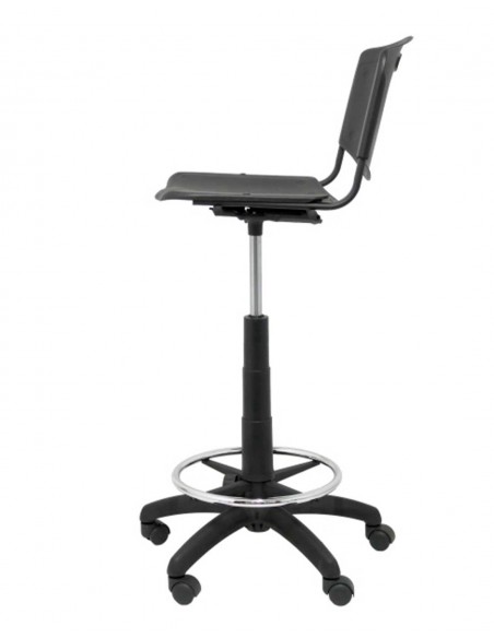 Taburete de Trabajo - ROBLEDO | PVC NEGRO