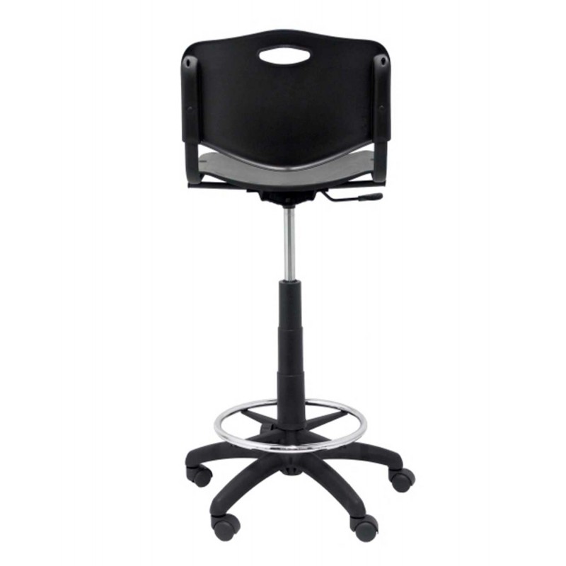 Taburete de Trabajo - ROBLEDO | PVC NEGRO