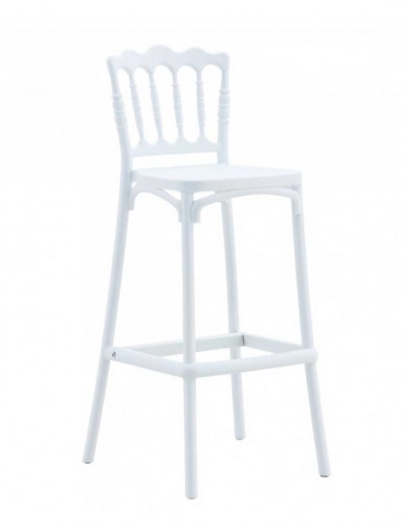 Pack 12 Taburetes WEDDING NEW - Polipropileno Blanco