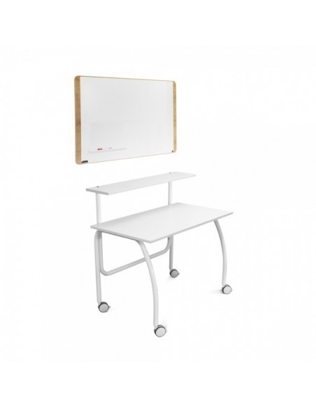 MESA HOME OFFICE MÓVIL 2 NIVELES