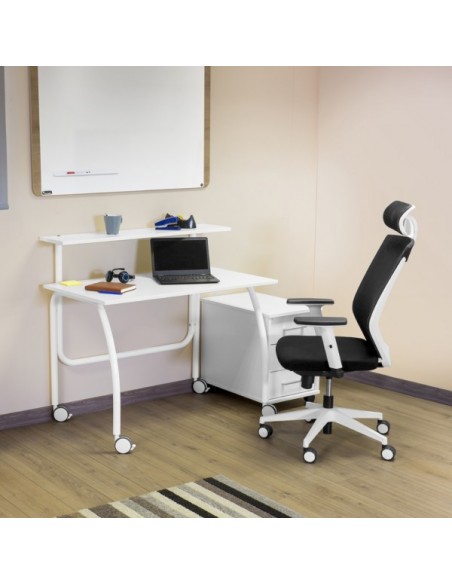 MESA HOME OFFICE MÓVIL 2 NIVELES