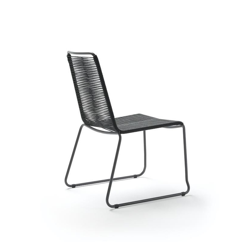 SILLA METÁLICA Y CUERDA BALDER EXTERIOR