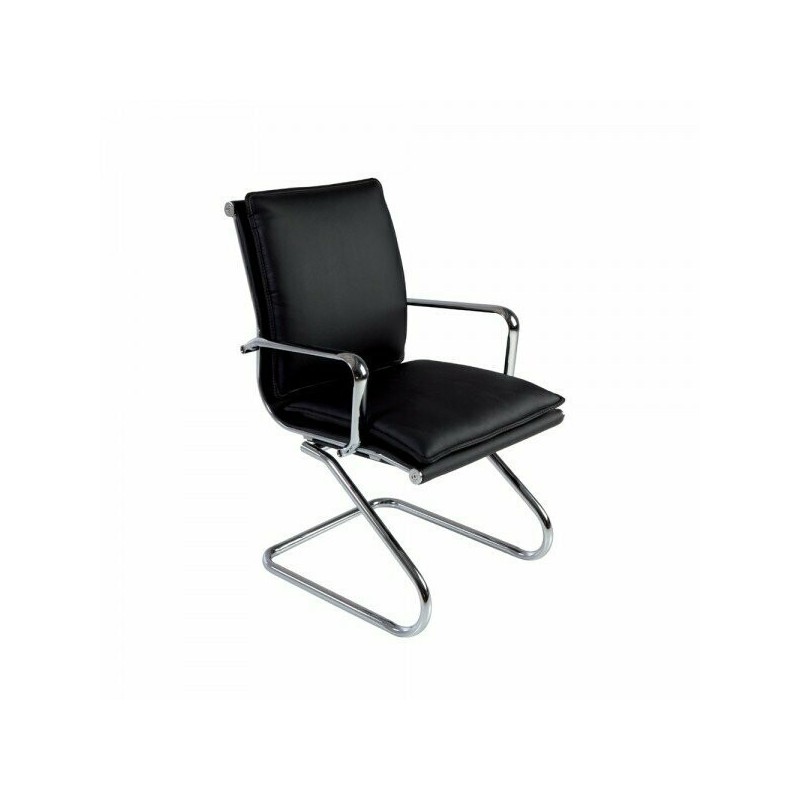 Silla Confidente Imitación Piel Rd-985 Negro