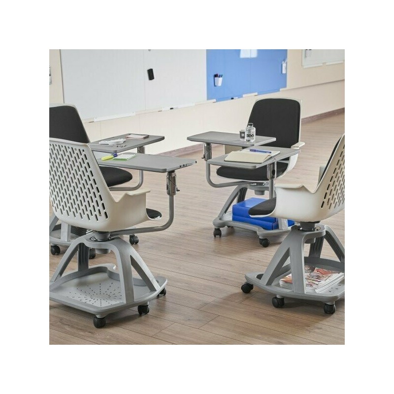 Silla 928 Con Ruedas Y Pala Escritura