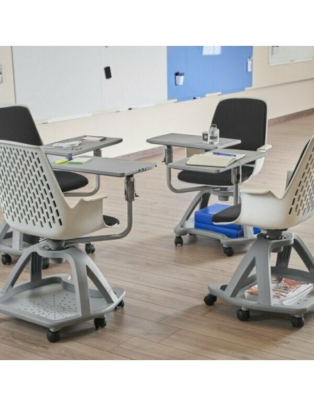 Silla 928 Con Ruedas Y Pala Escritura