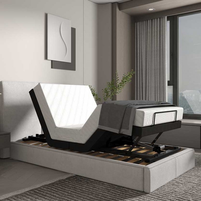 Estructura de Cama Eléctrica Ajustable con...