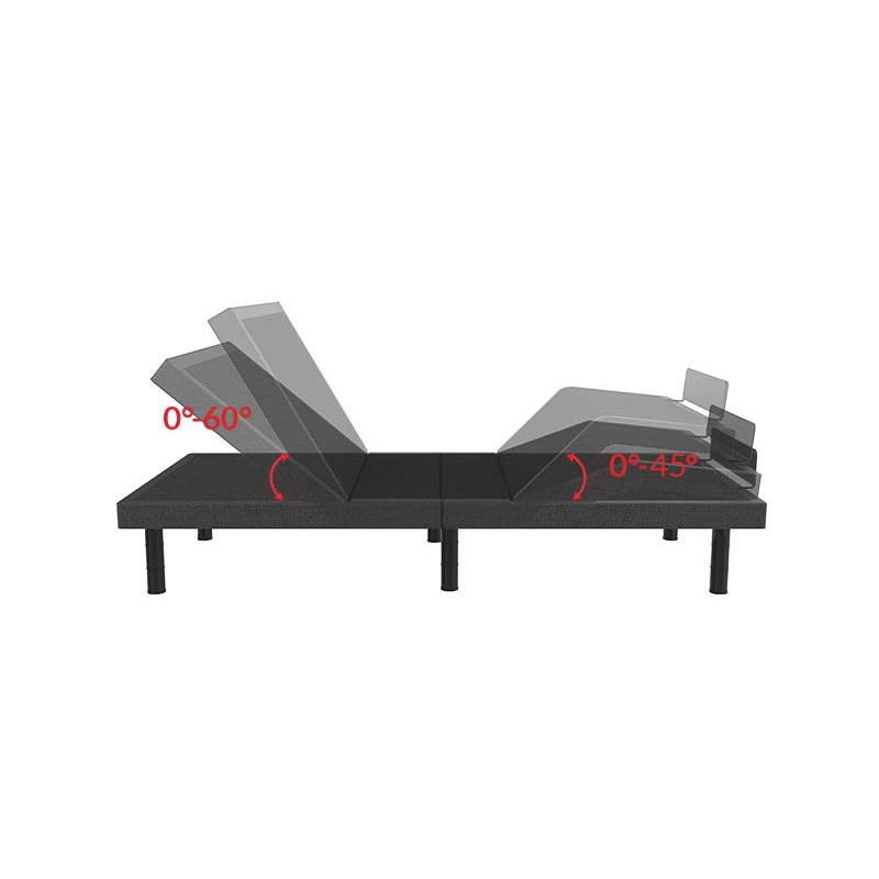 Estructura de Cama Eléctrica Ajustable con...
