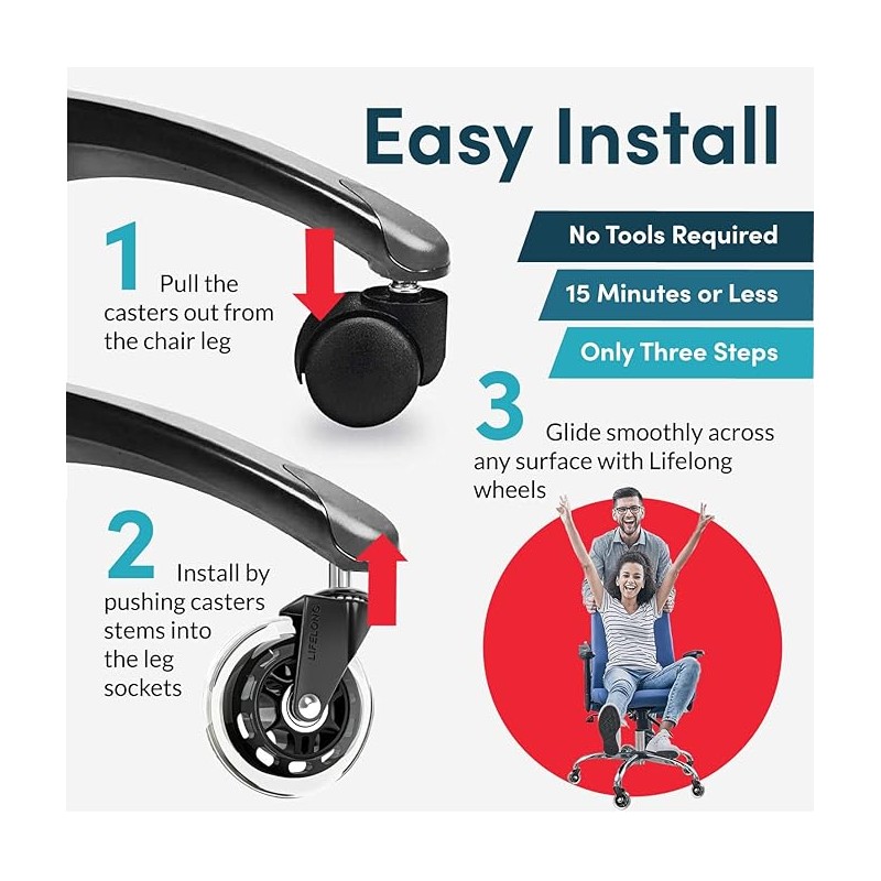 Set de 5 Ruedas LIFELONG