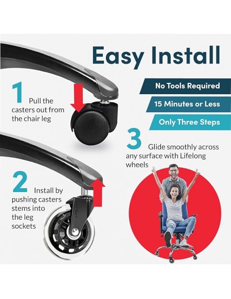 Set de 5 Ruedas LIFELONG