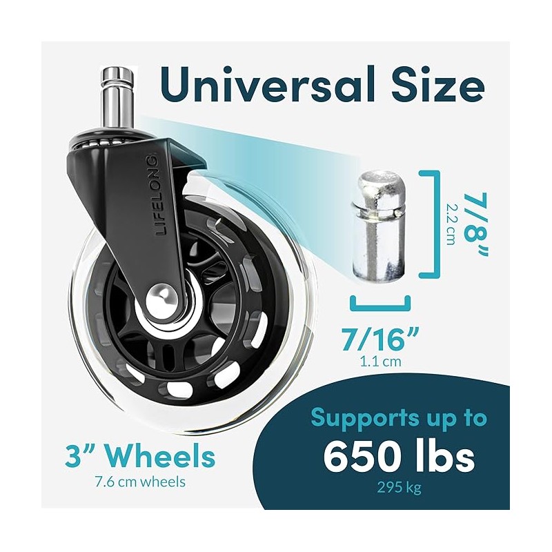 Set de 5 Ruedas LIFELONG
