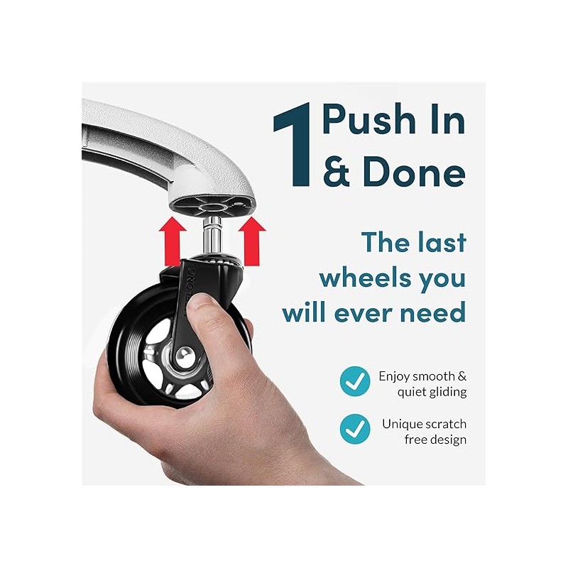 Set de 5 Ruedas LIFELONG BLACK