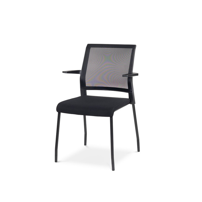 Silla Confidente RD-938 Malla Negra