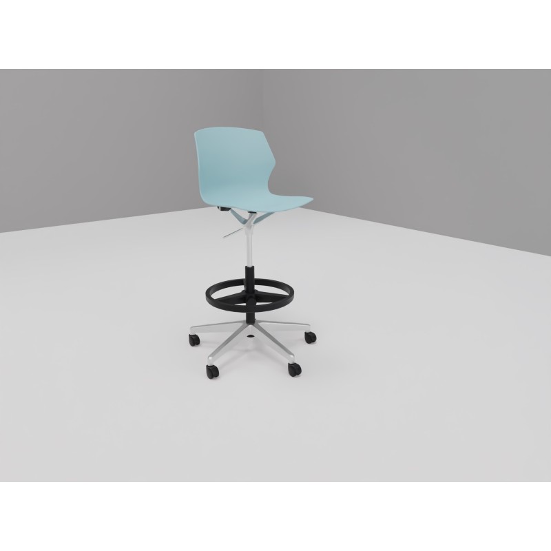 Taburete NO-FRILL con Ruedas