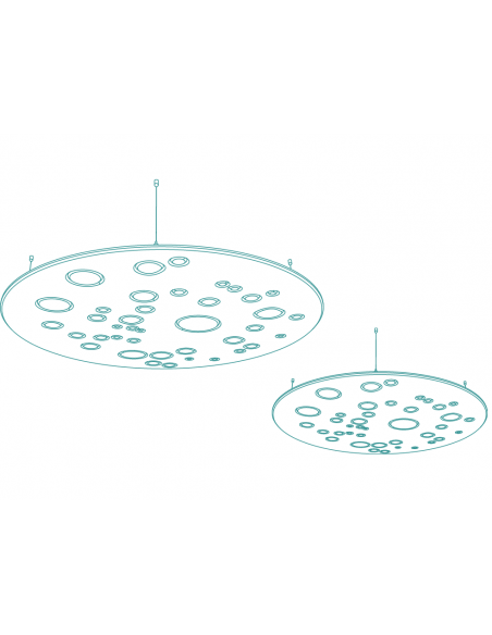 Isla Acústica - MOON ISLAND L (2 PANELES)