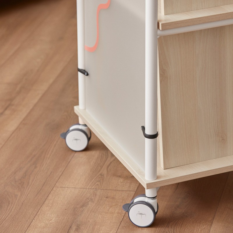 Atril con Ruedas - (Sin Panel Frontal)