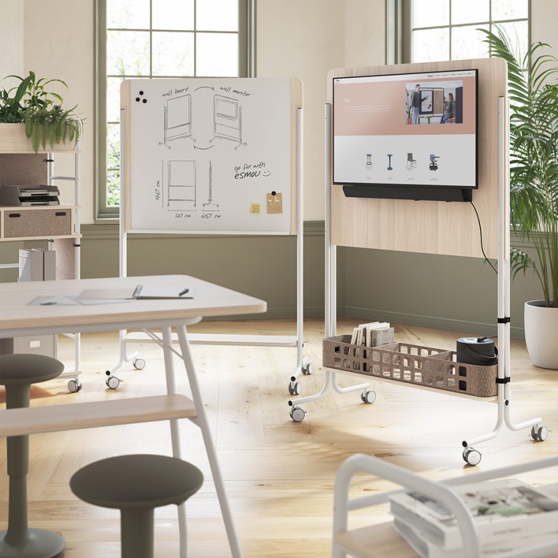 Panel Modular con Pizarra y Soporte TV