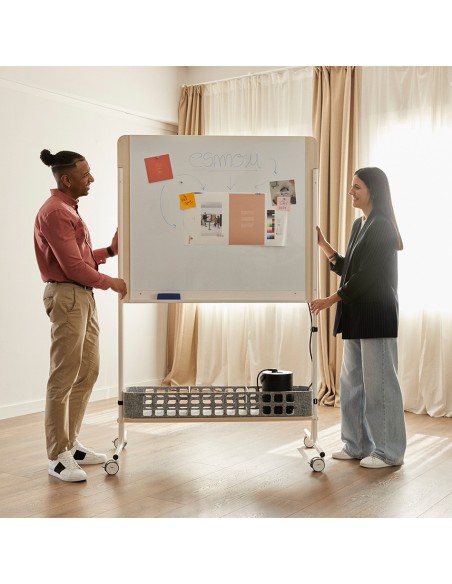 Panel Modular con Pizarra y Soporte TV