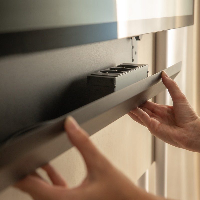 Panel Modular con Pizarra y Soporte TV