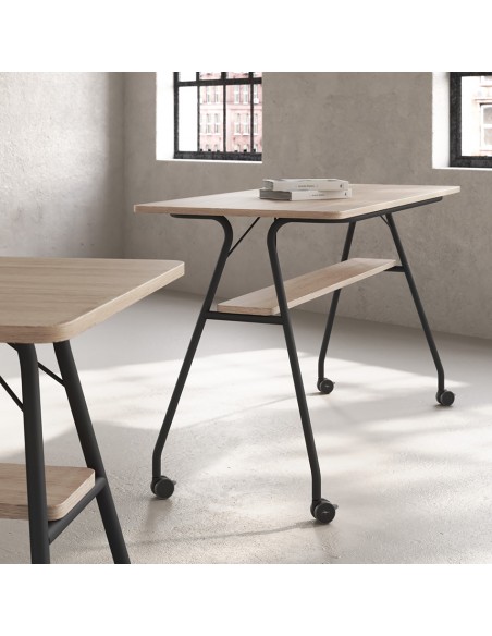 Mesa Alta con Ruedas para Oficinas y Formación | BeniOffi