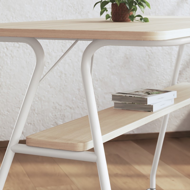 Mesa Alta con Ruedas para Oficinas y Formación...