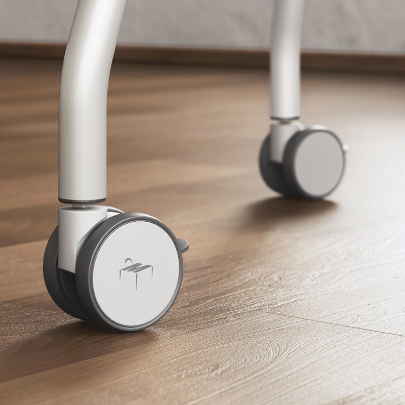 Mesa Alta con Ruedas para Oficinas y Formación...