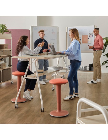 Mesa Alta con Ruedas para Oficinas y Formación | BeniOffi