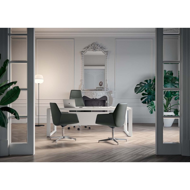 Silla de Confidente - DUNE con Ruedas