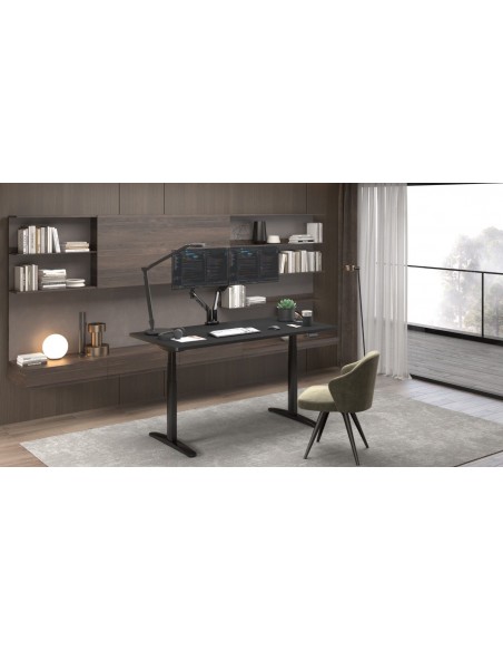 Mesa Elevable Ajustable en Altura con Doble Motor - Patas Ovaladas